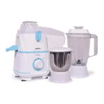 Rigo-II, 500W, 2 (1 bocal pc + 1 petit bocal ss), blanc-bleu-clair