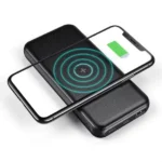 Choetech power bank 10000mah PD18W sans fil 10w b650 noir