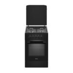 CUISINIERE HAIER 4 FEUX 50X50 NOIR 1040EGBCuisinière à gaz 4 feux  Haier 50/50 full  noir