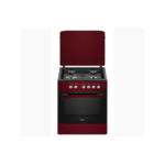 CUISINIERE HAIER 4 FEUX 60X60 ROUGE HCR2040EGRCuisiniére à gaz 4 feux  Haier  60/60 full inox