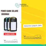 POWER BANK SOLAIRE 8000MAH