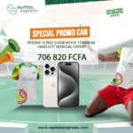 IPHONE 15 PRO 512GB WHITE TITANIUM+MAILLOT SENEGAL OFFERT