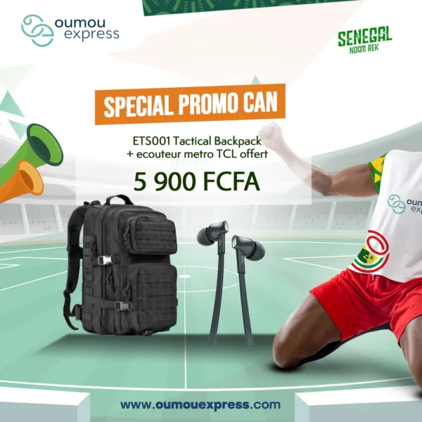 ETS001 Tactical Backpack + ecouteur Tcl metro offert