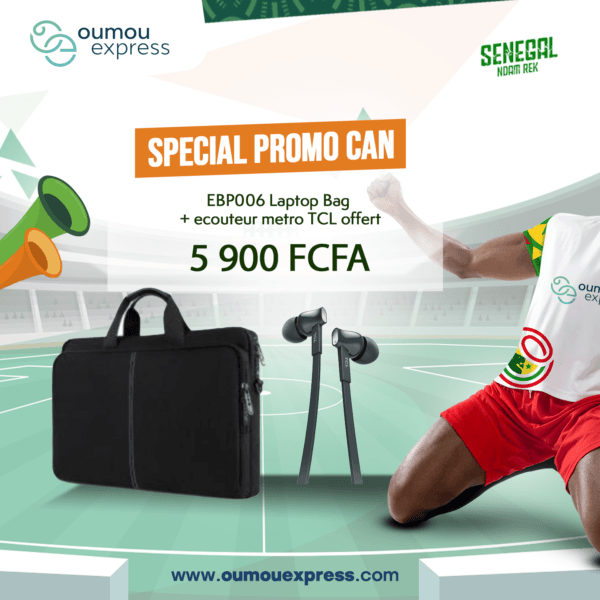 EBP006 Laptop Bag + ecouteur Tcl metro offert