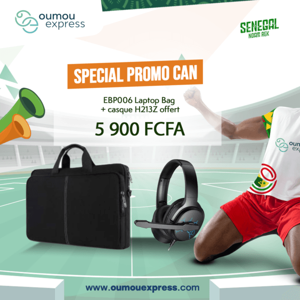 EBP006 Laptop Bag + casque H213Z offert