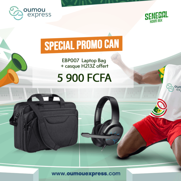 EBP007  Laptop Bag + casque H213Z offert
