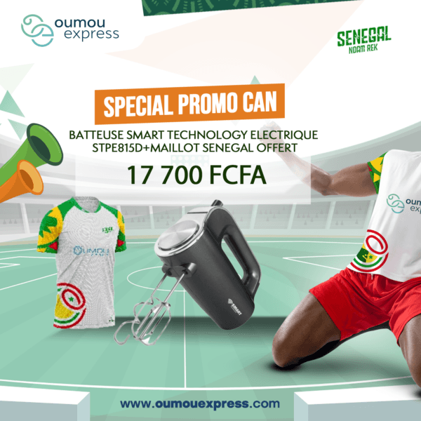 BATTEUSE SMART TECHNOLOGY ELECTRIQUE STPE815D+MAILLOT SENEGAL OFFERT
