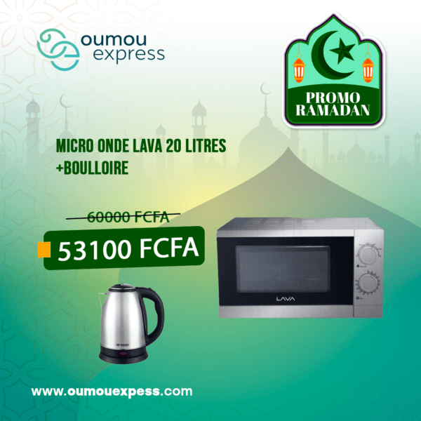 MICRO ONDE LAVA 20 LITRES  +BOULLOIRE