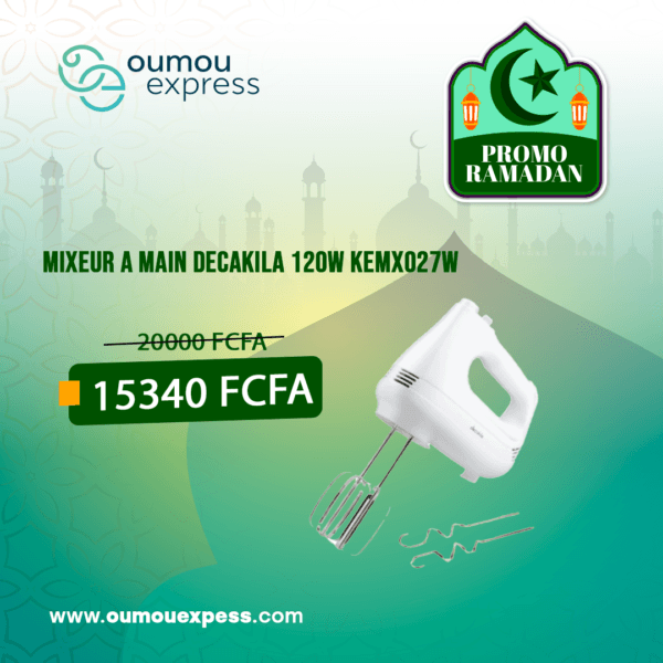MIXEUR A MAIN DECAKILA 120W KEMX027W