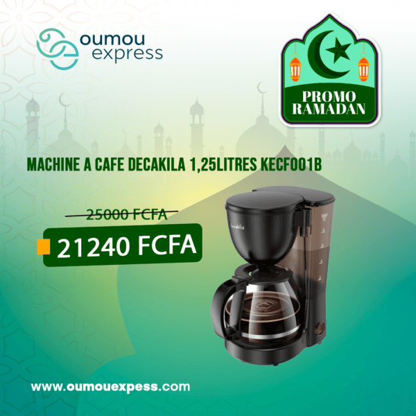 MACHINE A CAFE DECAKILA 1,25LITRES KECFO01B