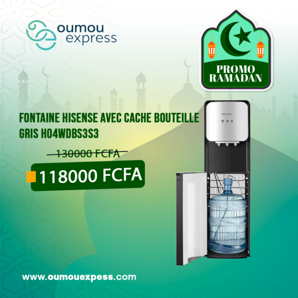 FONTAINE HISENSE AVEC CACHE BOUTEILLE GRIS HO4WDBS3S3
