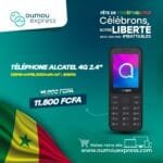 TÉLÉPHONE ALCATEL 4G 2.4"