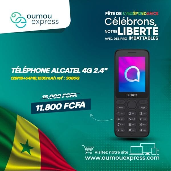 TÉLÉPHONE ALCATEL 4G 2.4"
