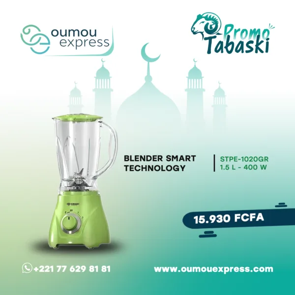 BLENDER SMART TECHNOLOGY STPE-1020GR 1.5 L - 400 W