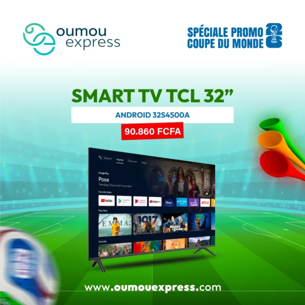 SMART TV TCL 32" ANDROID 32S4500A