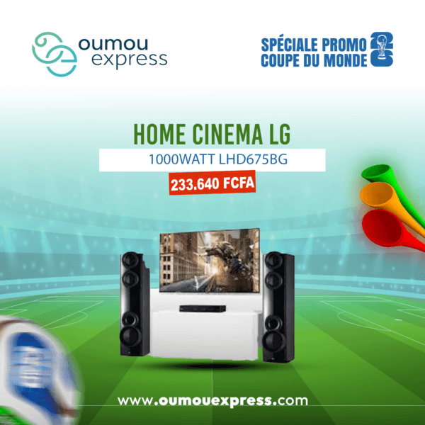 HOME CINEMA LG 1000WATT LHD675BG