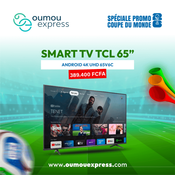 SMART TV TCL 65" ANDROID 4K UHD 65V6C