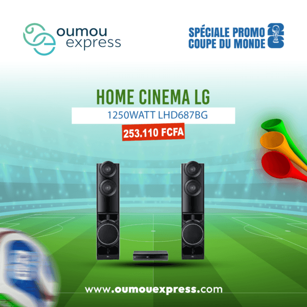 HOME CINEMA LG 1250WATT LHD687BG