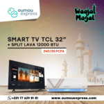 SMART TV TCL 32" + SPLIT LAVA 12000 BTU