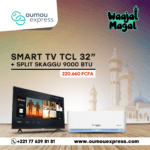 SMART TV TCL 32" + SPLIT SKAGGU 9000 BTU