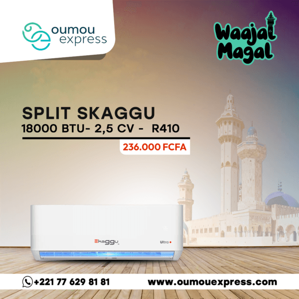 SPLIT SKAGGU 18000 BTU 2,5CV