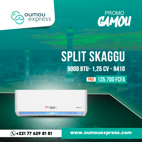 Split S-KAGGU 9000 BTU 1,25CV R410 livraison gratuite
