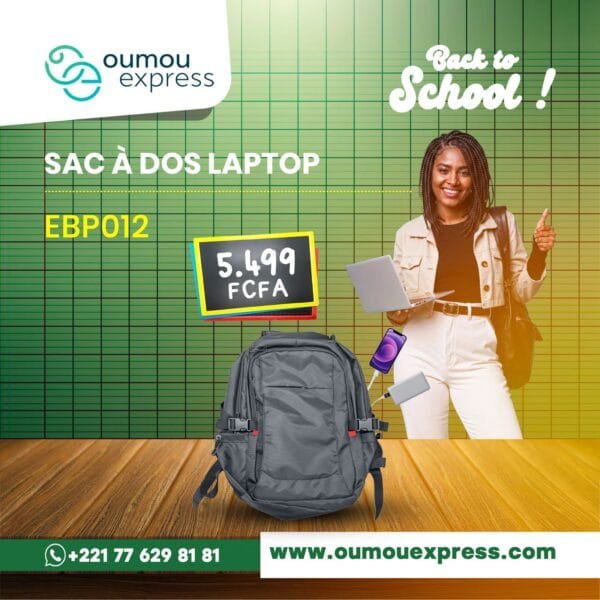 SAC À DOS LAPTOP EBP012